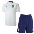 Maglia Italia Seconda Bambino 2020 Bianco