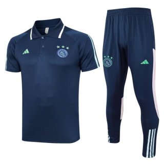 Polo Ajax Set Completo 2024 Blu