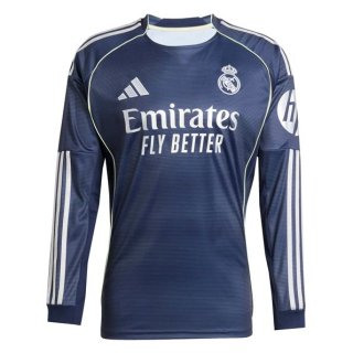 Thailandia Maglia Real Madrid Seconda ML 2025/2026 Thailandia Maglia Real Madrid Seconda ML 2025/2026
