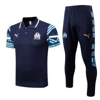 Polo Marseille Set Completo 2022-2023 Blu Polo Marseille Set Completo 2022-2023 Blu