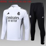 Bambino Felpa Allenamento Real Madrid 2025/2026 Bianco 9