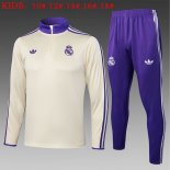 Bambino Felpa Allenamento Real Madrid 2025/2026 Giallo 6