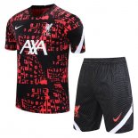 Maglia Formazione Liverpool Set Completo 2020/2021 Rosso Nero Bianco