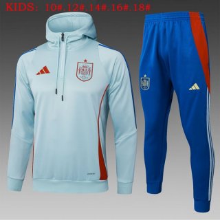 Bambino Felpa Cappuccio Spagna 2025/2026 Verde 5 Bambino Felpa Cappuccio Spagna 2025/2026 Verde 5