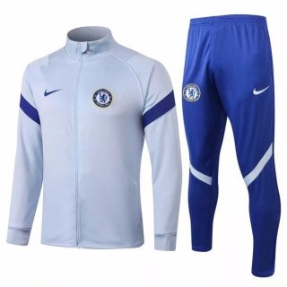 Giacca Chelsea 2020/2021 Grigio Luce Blu Giacca Chelsea 2020/2021 Grigio Luce Blu