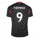 Maglia Liverpool NO.9 Firmino Terza 2020/2021 Nero