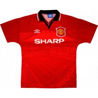 Thailandia Maglia Manchester United Prima Retro 1994 1996 Rosso