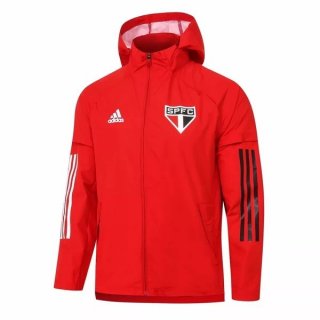 Giacca a vento São Paulo 2020/2021 Rosso Giacca a vento São Paulo 2020/2021 Rosso