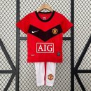 Maglia Manchester United Prima Retro Bambino 2009 2010