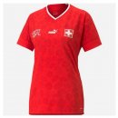 Maglia Svizzera Donna Euro 2022 Rosso