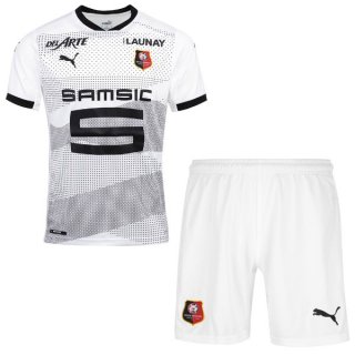 Maglia Stade Rennais Seconda Bambino 2020/2021 Bianco Maglia Stade Rennais Seconda Bambino 2020/2021 Bianco