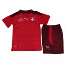 Maglia Svizzera Prima Bambino 2021 Rosso