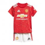 Maglia Manchester United Prima Bambino 2020/2021 Rosso