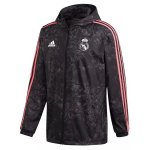 Giacca a vento Real Madrid 2021/2022 Nero Rosa Giacca a vento Real Madrid 2021/2022 Nero Rosa