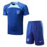 Maglia Formazione Atletico Madrid Set Completo 2022-2023 Blu