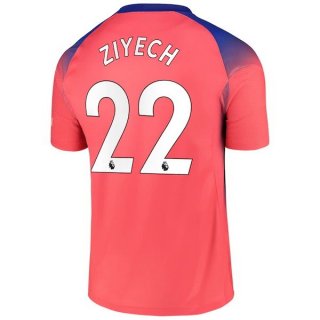 Maglia Chelsea NO.22 Ziyech Terza 2020/2021 Arancione