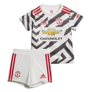 Maglia Manchester United Terza Bambino 2020/2021 Bianco