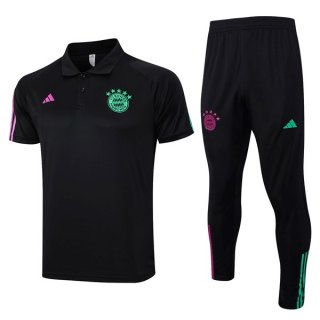Polo Bayern Monaco Set Completo 2024 Nero Polo Bayern Monaco Set Completo 2024 Nero