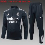 Bambino Felpa Allenamento Real Madrid 2025/2026 Grigio 5