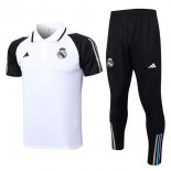 Polo Real Madrid Set Completo 2023/2024 Bianco Nero