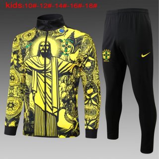 Bambino Giacca Brasile 2024/2025 Giallo