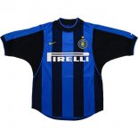 Thailandia Maglia Inter Milan Prima Retro 2000 2001 Blu