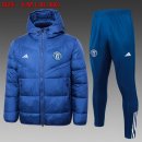 Piumino Manchester United Set Completo 2024/2025 Blu