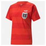 Maglia Austria Donna Euro 2022 Rosso