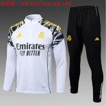 Bambino Felpa Allenamento Real Madrid 2026/2027 Bianco Bambino Felpa Allenamento Real Madrid 2026/2027 Bianco