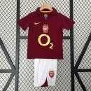 Maglia Arsenal Prima Retro Bambino 2005 2006