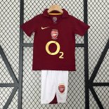 Maglia Arsenal Prima Retro Bambino 2005 2006