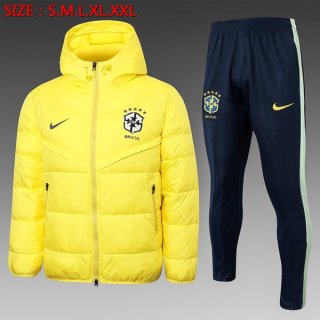 Piumino Brasile Set Completo 2024/2025 Giallo Piumino Brasile Set Completo 2024/2025 Giallo