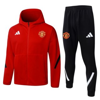Giacca Cappuccio Manchester United 2026/2027 Rosso