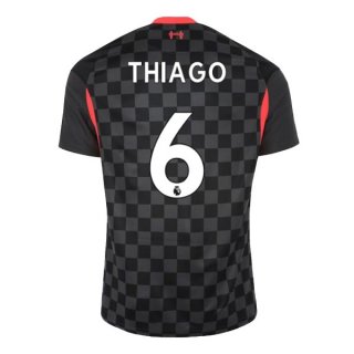 Maglia Liverpool NO.6 Thiago Terza 2020/2021 Nero Maglia Liverpool NO.6 Thiago Terza 2020/2021 Nero