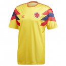 Thailandia Maglia Columbia Prima Retro 1990 Giallo