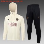 Bambino Felpa Cappuccio PSG 2024 Giallo 2 Bambino Felpa Cappuccio PSG 2024 Giallo 2