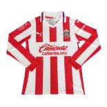 Thailandia Maglia Chivas Prima ML 2020/2021 Rosso Bianco