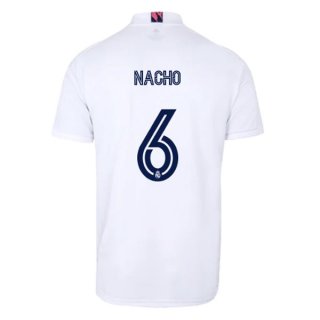 Maglia Real Madrid Prima NO.6 Nacho 2020/2021 Bianco