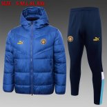 Piumino Manchester City Set Completo 2024/2025 Blu