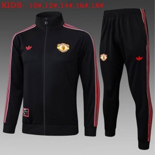 Bambino Giacca Manchester United 2025/2026 Nero 5 Bambino Giacca Manchester United 2025/2026 Nero 5