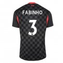 Maglia Liverpool NO.3 Fabinho Terza 2020/2021 Nero