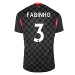 Maglia Liverpool NO.3 Fabinho Terza 2020/2021 Nero Maglia Liverpool NO.3 Fabinho Terza 2020/2021 Nero