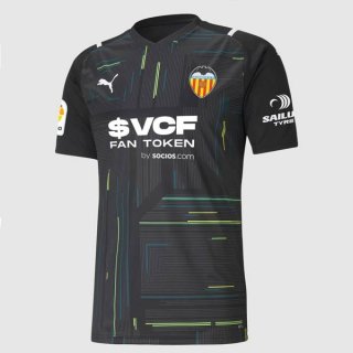 Thailandia Maglia Valencia Portiere 2021/2022 Nero Thailandia Maglia Valencia Portiere 2021/2022 Nero