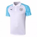 Polo Manchester City 2020/2021 Bianco Blu