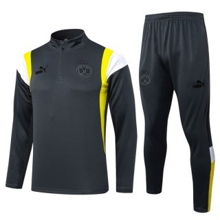 Felpa Borussia Dortmund 2024 Grigio 2