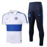 Polo Chelsea Set Completo 2020/2021 Bianco Blu Polo Chelsea Set Completo 2020/2021 Bianco Blu