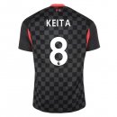 Maglia Liverpool NO.8 Keita Terza 2020/2021 Nero