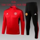 Bambino Felpa Manchester United 2023 Rosso Nero