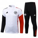 Felpa Allenamento Ajax 2025/2026 Bianco 5 Felpa Allenamento Ajax 2025/2026 Bianco 5