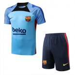 Maglia Formazione Barcellona Set Completo 2022-2023 Blu